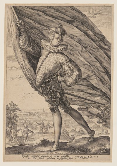 Standart Taşıyıcı by Hendrick Goltzius