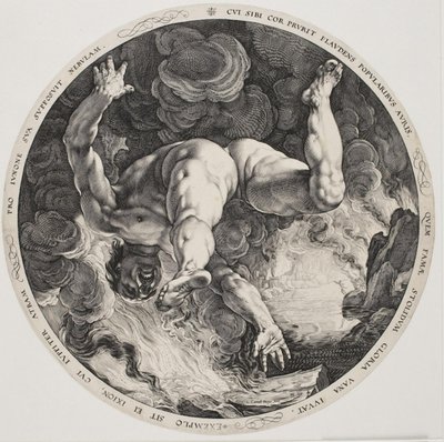 Dört Rezillik - Ixion by Hendrick Goltzius