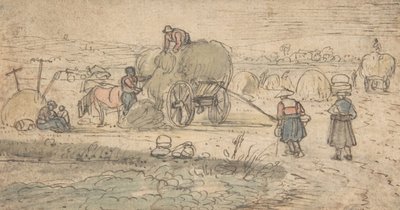Köylüler Saman Yükleniyor, ca. 1620