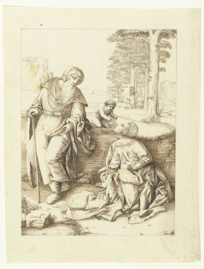 Kutsal Aile by Hendrick Hondius (I)