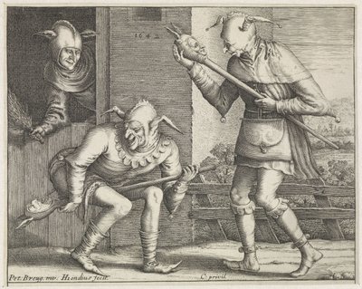 üç aptal Çılgın (dizi adı) by Hendrick Hondius (I)