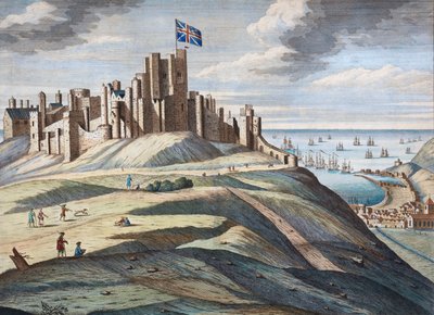 18. yüzyılın başlarında Dover Kalesi by Hendrick Hulsberg