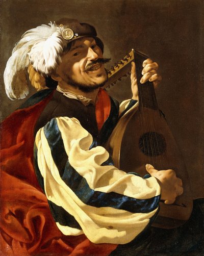 Bir Ud Oyuncusu by Hendrick ter Brugghen