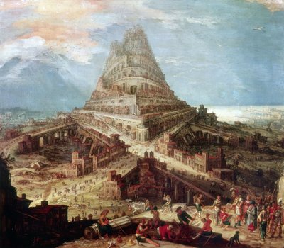 Babil Kulesi İnşaatı by Hendrick van Cleve