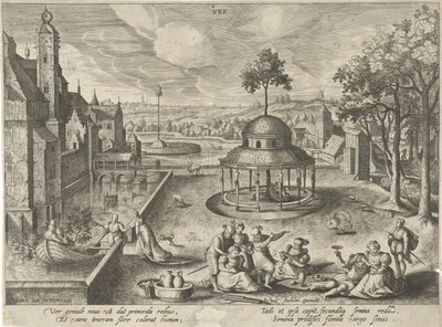 Bahar Ver (nesne üzerindeki başlık) Dört Mevsim (dizi adı) by Hendrick van Schoel