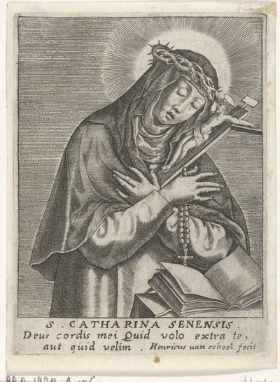 Sienalı Aziz Catherine by Hendrick van Schoel