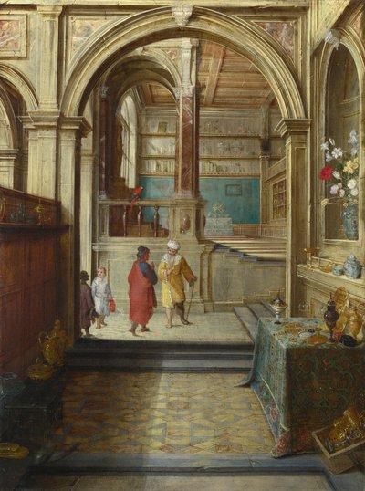 Krezüs ve Solon, c. 1610 by Hendrick van Steenwyck the Younger