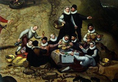 Ülke fuarı, Lucas van Valkenborch tarafından, dolaylarında (1530-1597) by Hendrick van den (1530 97) Broeck