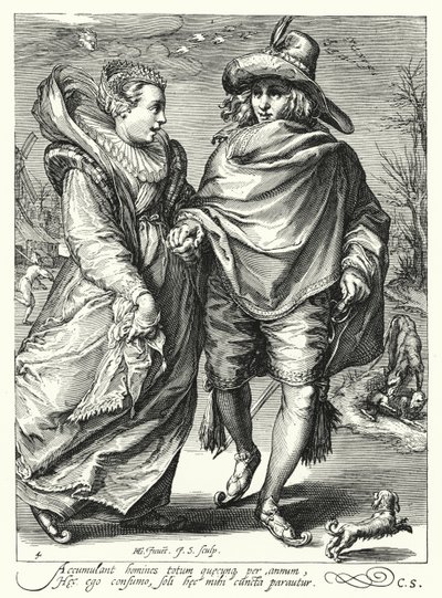 Kış (gravür) by Hendrik (after) Goltzius