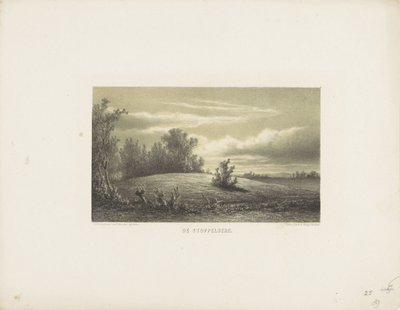 Anız Dağı Stoppelberg (nesne üzerindeki başlık) by Hendrik Dirk Kruseman van Elten