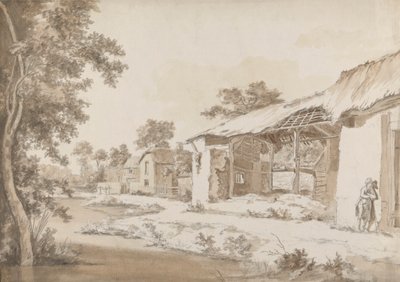 Devonshire'daki Gittisham'da Coombe yakınlarındaki Harap Çiftlik, Honiton'dan Üç Mil, Devon by Hendrik Frans de Cort