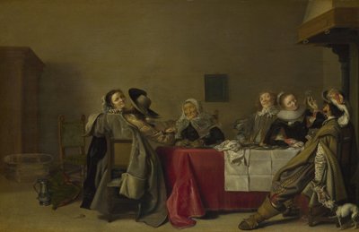 Masada Neşeli Bir Şirket, 1630 by Hendrik Gerritsz. Pot