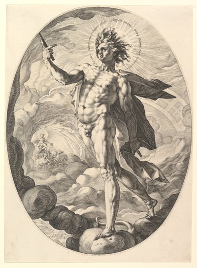 Apollon, 1588. by Hendrik Goltzius