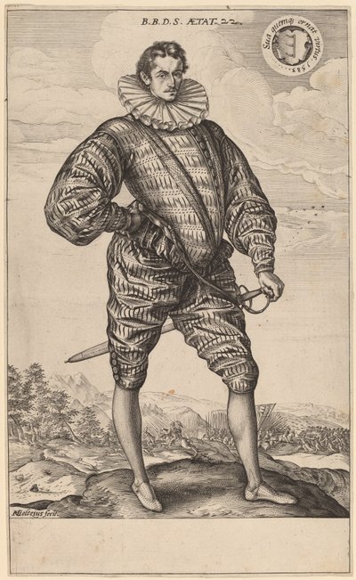 Balthosa Bathori de Somalay by Hendrik Goltzius