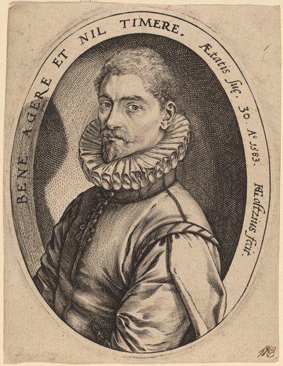 Jerome Scholiers by Hendrik Goltzius