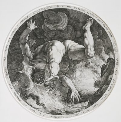 İksion, 1588 by Hendrik Goltzius
