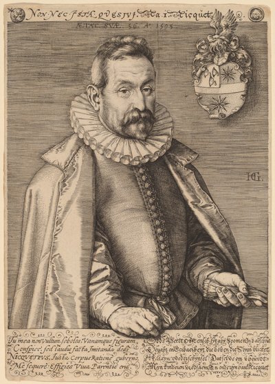 Jan Niquet by Hendrik Goltzius
