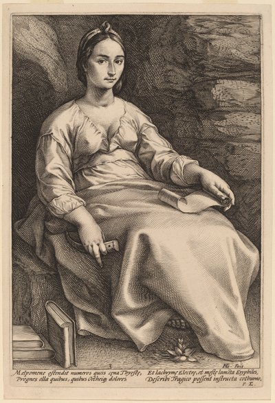 Melpomen by Hendrik Goltzius