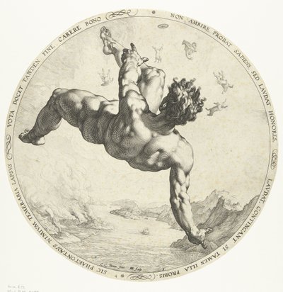 Phaeton, 1588 by Hendrik Goltzius
