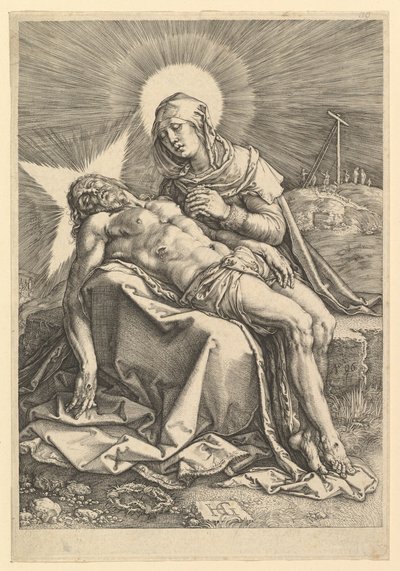 Pieta, 1596. by Hendrik Goltzius