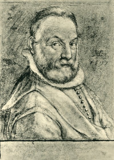 Sakallı Bir Adamın Portresi, 1597, 1943. by Hendrik Goltzius