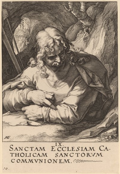 Aziz James Daha Az by Hendrik Goltzius