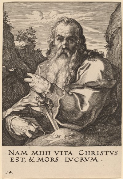 Aziz Paul by Hendrik Goltzius