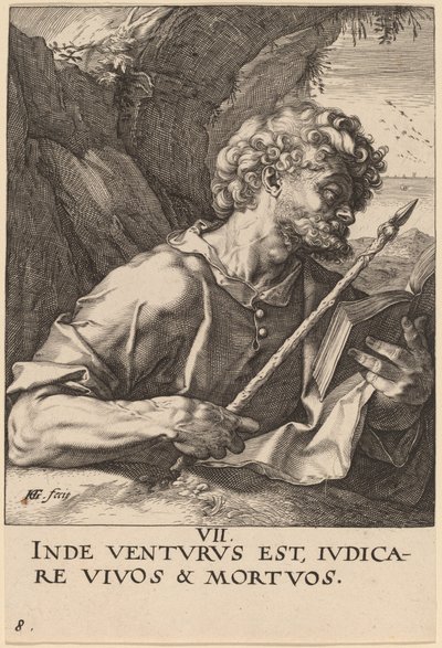 Aziz Thomas by Hendrik Goltzius