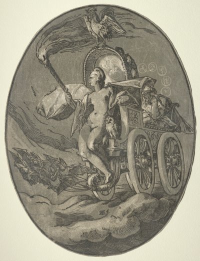 Yedi Tanrı: Nox Gecesi, 1588-1590. by Hendrik Goltzius