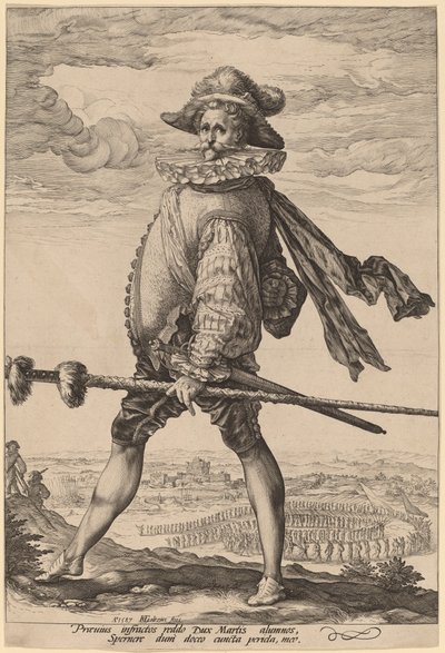 Piyade Kaptanı by Hendrik Goltzius