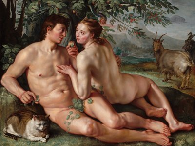 İnsanın Düşüşü, 1616. by Hendrik Goltzius