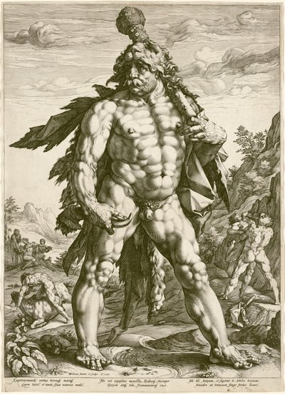 Büyük Herkül by Hendrik Goltzius