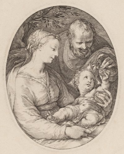 Kutsal Aile by Hendrik Goltzius