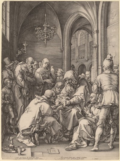 Sünnet by Hendrik Goltzius in the style of Albrecht Dürer