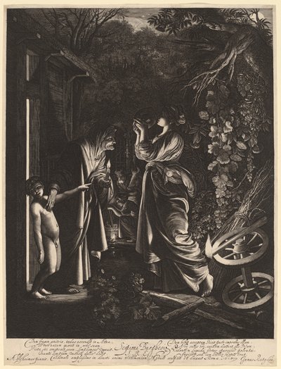 Ceres ile alay by Hendrik Goudt after Adam Elsheimer