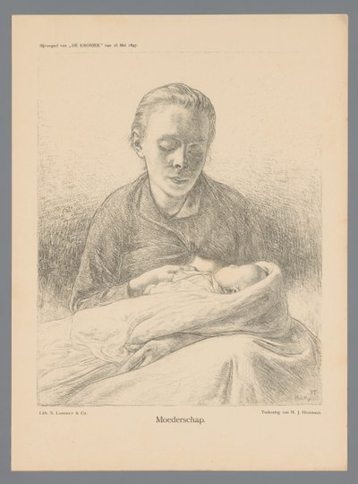 Annelik (nesne üzerindeki başlık) by Hendrik Johannes Haverman