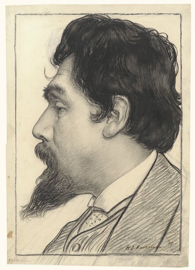 Jan Toorop'un Portresi by Hendrik Johannes Haverman