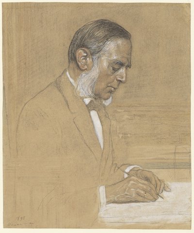 Sjoerd Anne Vening Meinesz'in Portresi by Hendrik Johannes Haverman