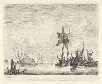Nehir manzarası by Hendrik Kobell