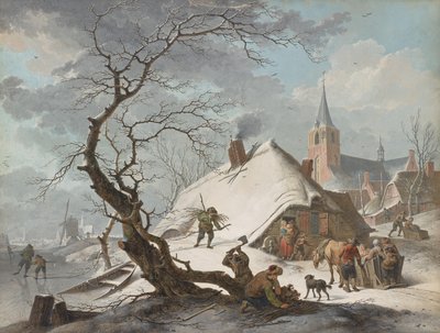 Bir Kış Sahnesi by Hendrik Meyer