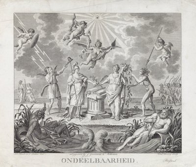 Bölünmezlik Alegorisi, 1795 Bölünmezlik (nesne üzerindeki başlık) 1795