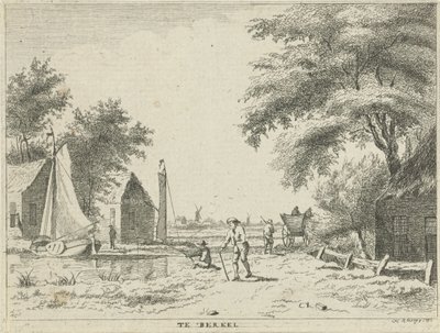 Bir nehir manzarası Berkel