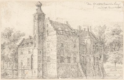 St. Michielsgestel yakınlarındaki kale de Grote Ruwenberg by Hendrik Spilman