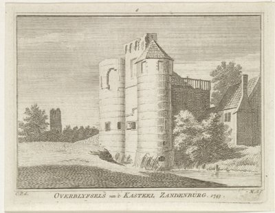Zandenburg Kalesi Harabeleri, Veere 