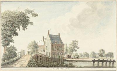 Utrecht kanalında Herberg de Voetangel by Hendrik Tavenier