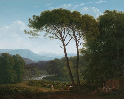 Pines ile İtalyan Manzarası Çam ağaçları ile İtalyan manzara by Hendrik Voogd