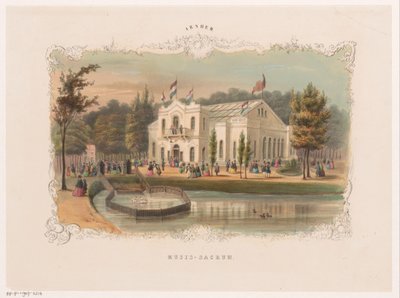 Arnhem'in konser salonunun görünümü Musis- sacrum (nesne üzerindeki başlık) Arnhem (nesne üzerindeki seri başlığı) by Hendrik Wilhelmus Last (attributed to)