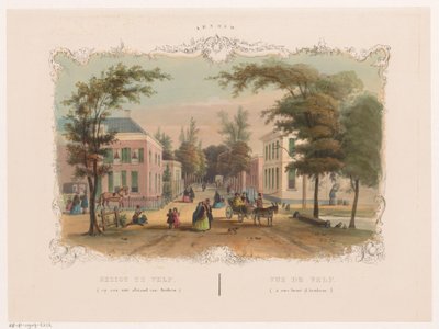 Velp'te Arnhem yakınlarında Sokak Velp'te Gezigt (Arnhem'den bir saat uzaklıkta) (nesne üzerine başlık) Arnhem (nesne üzerine seri başlığı) by Hendrik Wilhelmus Last