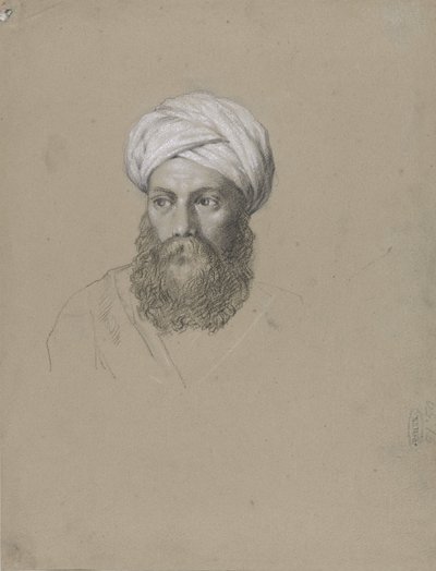 Türbanlı bir Arap başkanı by Hendrik Willem Cramer