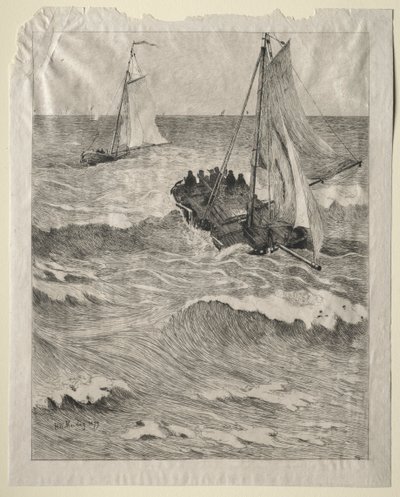 deniz sahnesi by Hendrik Willem Mesdag